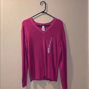 {NWT} Long sleeve V-neck sweater